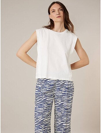 T-shirt femme en coton jersey 'Deeluxe'