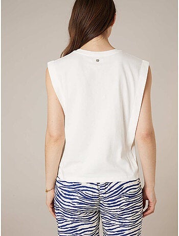 T-shirt femme en coton jersey 'Deeluxe'