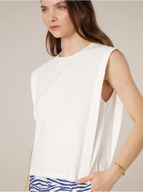 T-shirt femme en coton jersey 'Deeluxe' - Kiabi