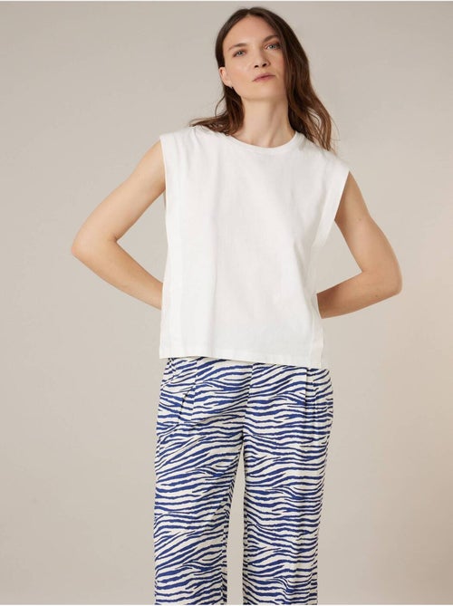 T-shirt femme en coton jersey 'Deeluxe' - Kiabi