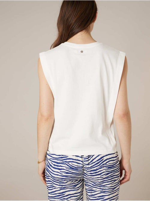 T-shirt femme en coton jersey 'Deeluxe' - Kiabi