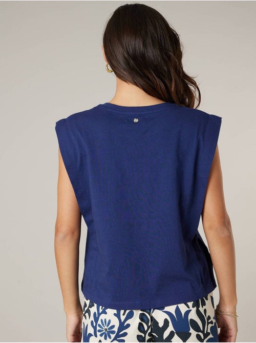 T-shirt femme en coton jersey 'Deeluxe' - Kiabi
