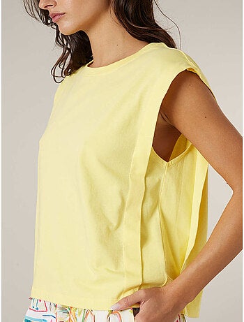 T-shirt femme en coton jersey 'Deeluxe'