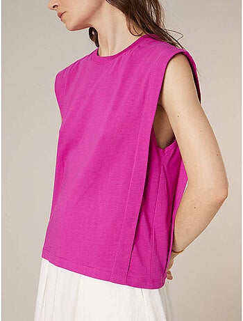 T-shirt femme en coton jersey 'Deeluxe'