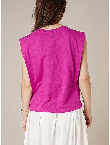 T-shirt femme en coton jersey 'Deeluxe'