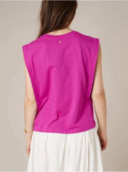T-shirt femme en coton jersey 'Deeluxe' - Kiabi