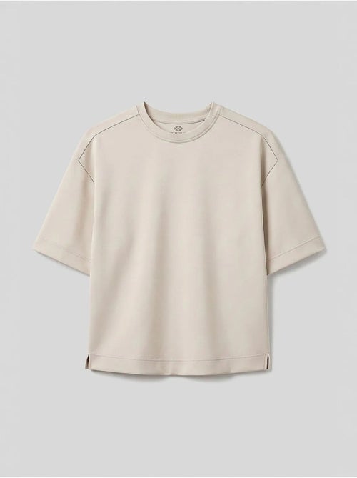 T-shirt femme en mélange de viscose tommy - Kiabi T-shirt femme en mélange de viscose tommy - Kiabi