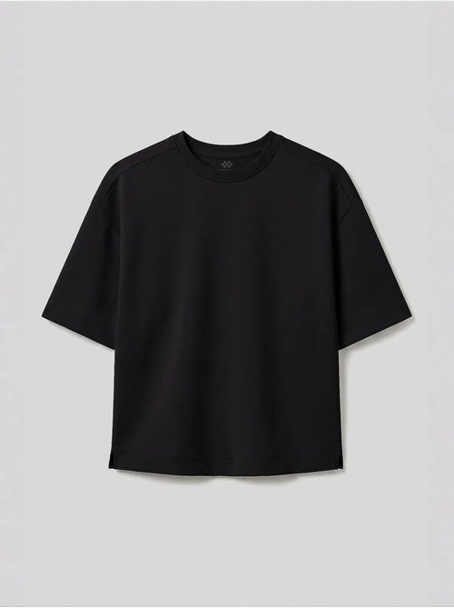 T-shirt femme en mélange de viscose tommy - Kiabi