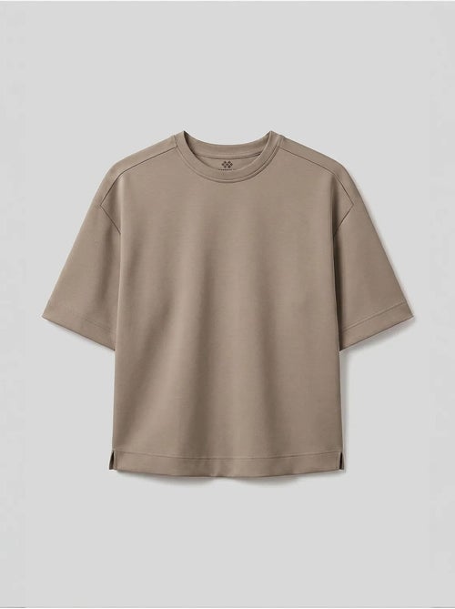 T-shirt femme en mélange de viscose tommy - Kiabi
