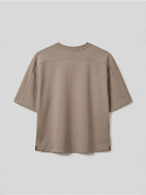 T-shirt femme en mélange de viscose tommy - Kiabi