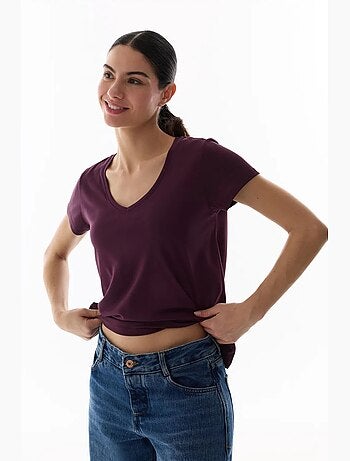 T-shirt femme en modal penti