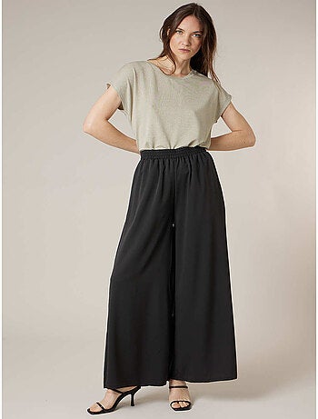 T-shirt femme fluide à rayures brillantes 'Deeluxe'