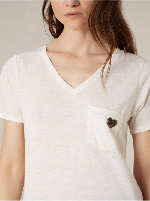 T-shirt femme fluide 'Deeluxe' - Kiabi