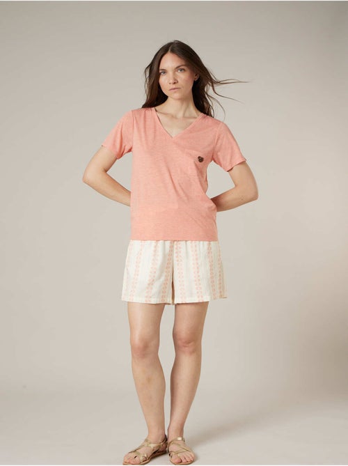 T-shirt femme fluide 'Deeluxe' - Kiabi