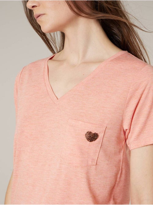 T-shirt femme fluide 'Deeluxe' - Kiabi