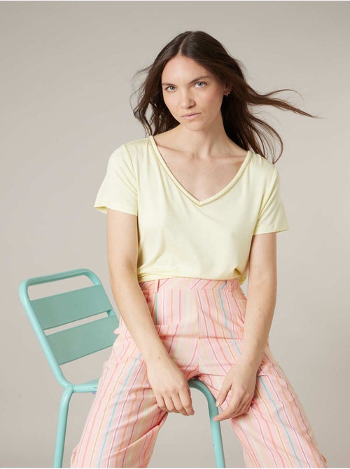 T-shirt femme fluide 'Deeluxe' - Kiabi