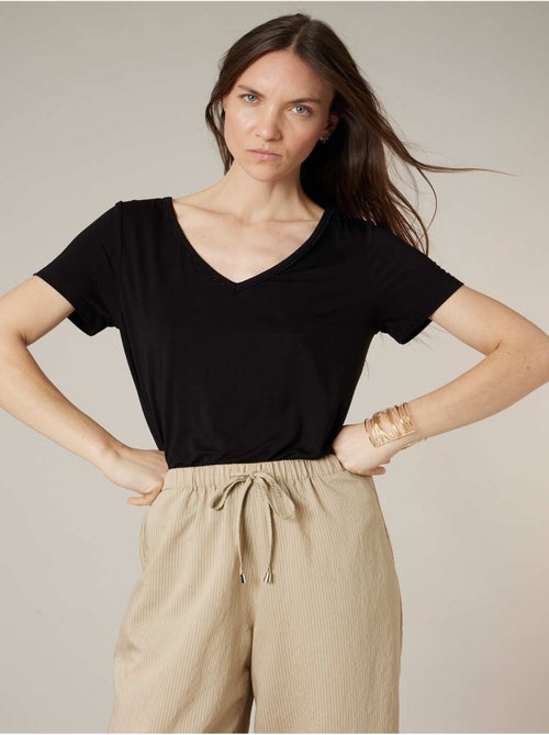 T-shirt femme fluide 'Deeluxe' - Kiabi