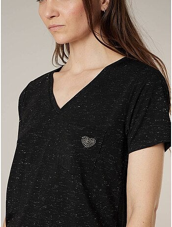 T-shirt femme fluide 'Deeluxe'