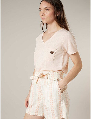 T-shirt femme fluide 'Deeluxe'