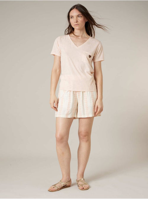 T-shirt femme fluide 'Deeluxe' - Kiabi