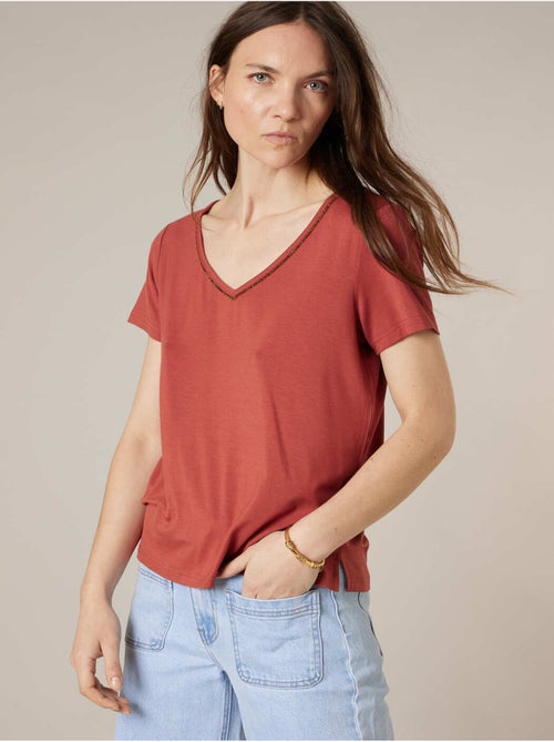 T-shirt femme fluide 'Deeluxe' - Kiabi