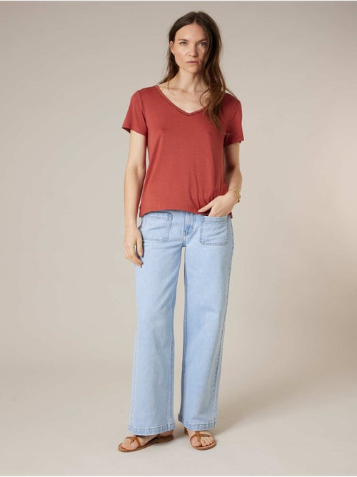 T-shirt femme fluide 'Deeluxe' - Kiabi