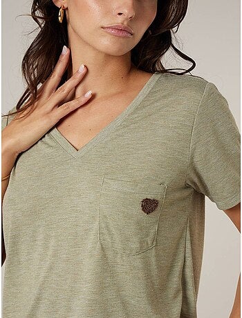 T-shirt femme fluide 'Deeluxe'