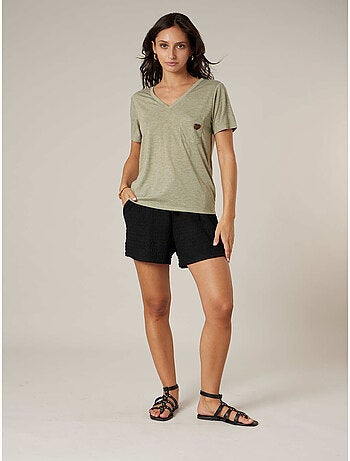 T-shirt femme fluide 'Deeluxe'