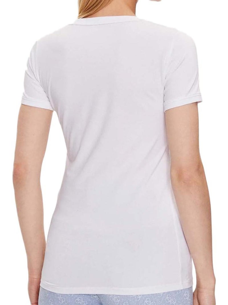 T-shirt Femme Guess Blanc - Kiabi