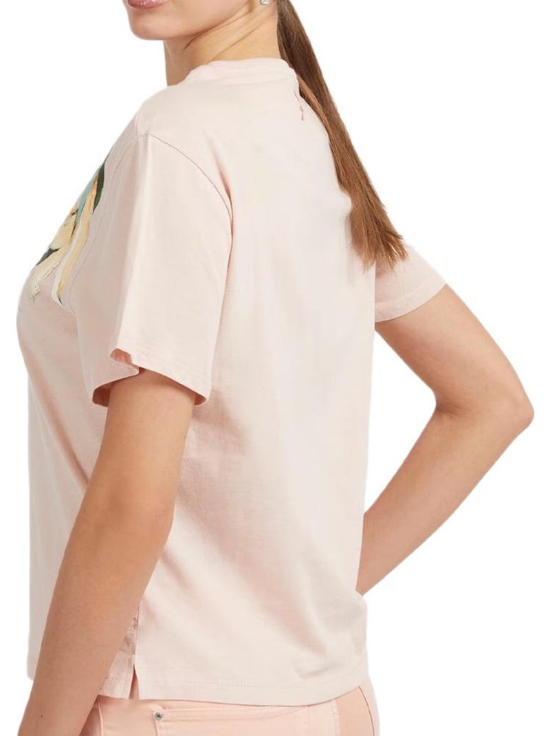 T-shirt  Femme Guess W3GI43JA914 - Rose - Kiabi