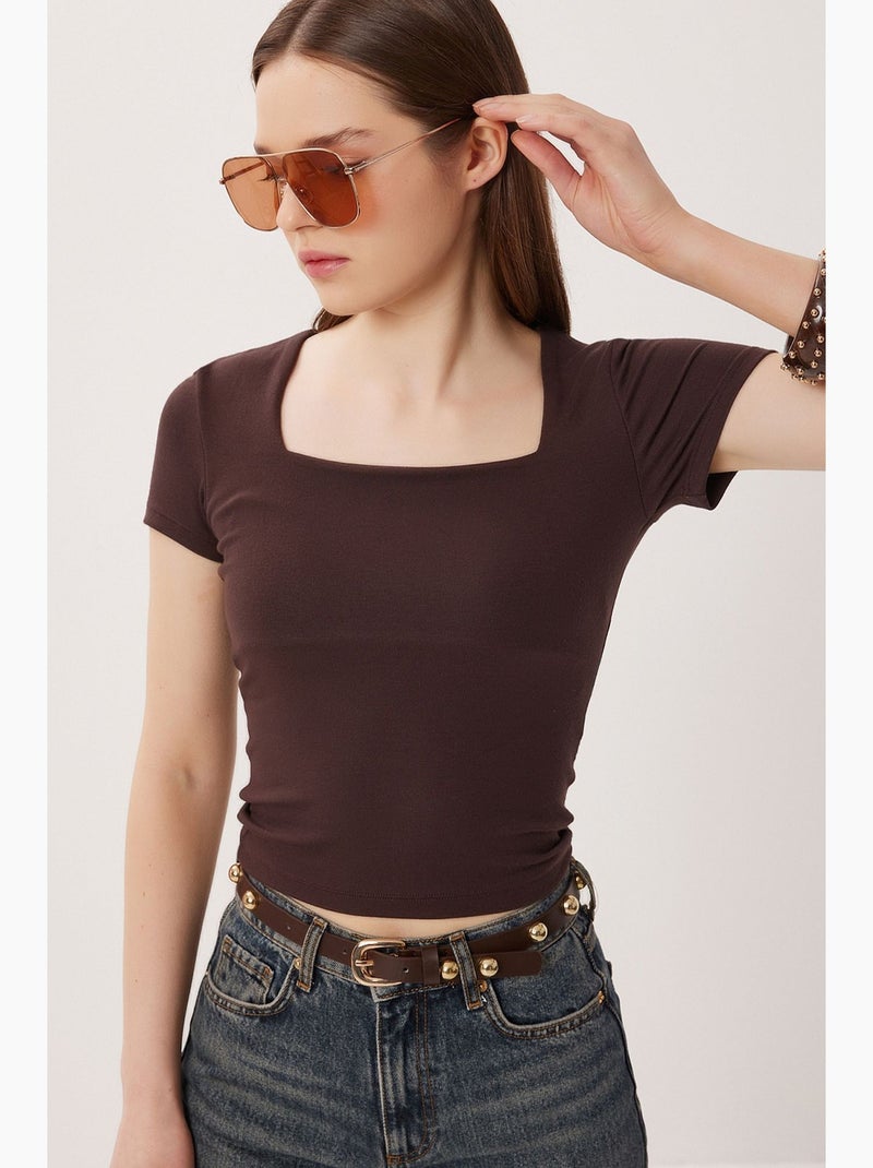 T-shirt femme istanbul Marron chocolat - Kiabi