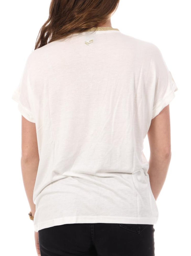 T-Shirt Femme Kaporal Blanc - Kiabi