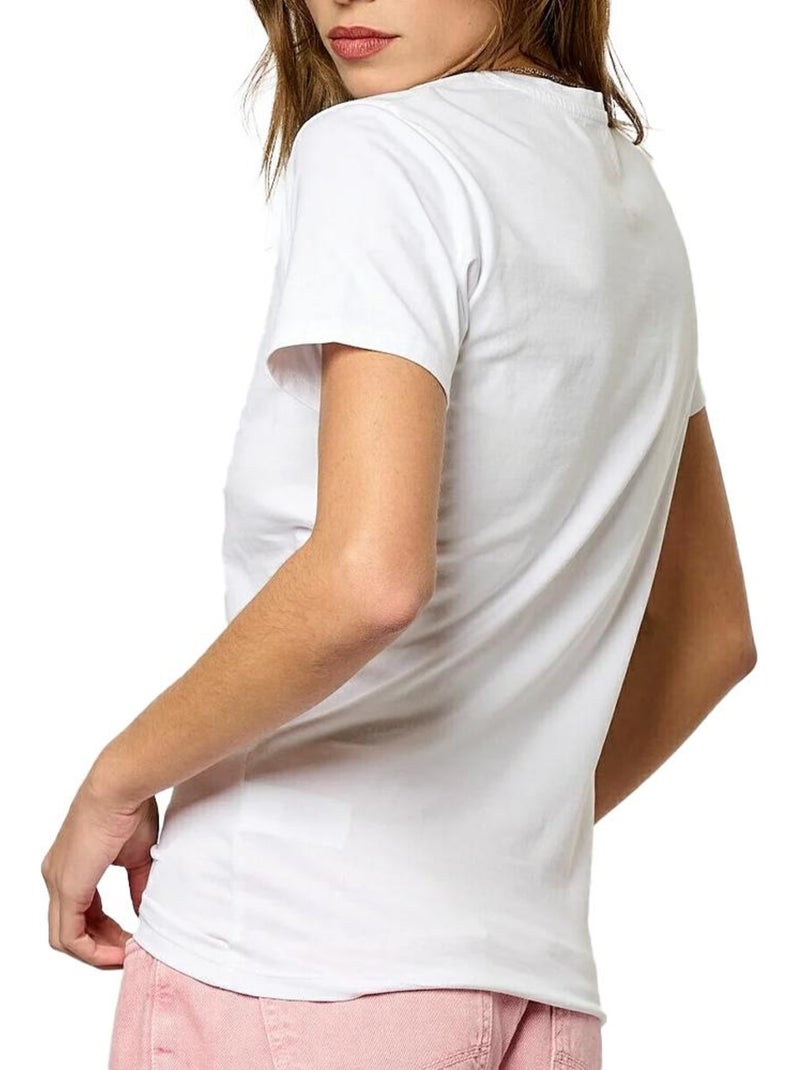 T-shirt Femme Kaporal Blanc - Kiabi