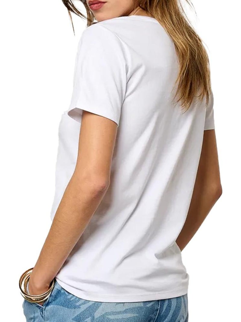 T-shirt Femme Kaporal Blanc - Kiabi