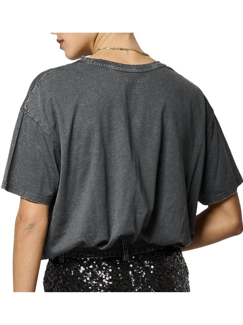 T-Shirt Femme Kaporal Gris Argenté - Kiabi