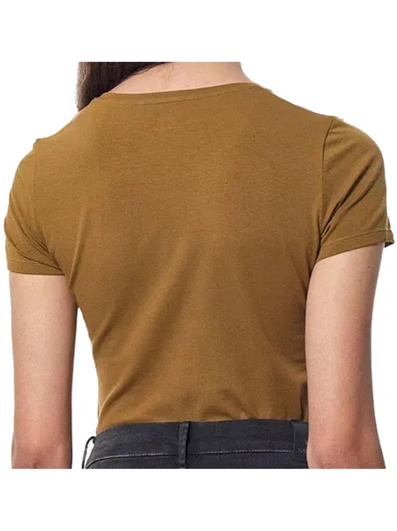 T-shirt Femme Kaporal Jaune - Kiabi