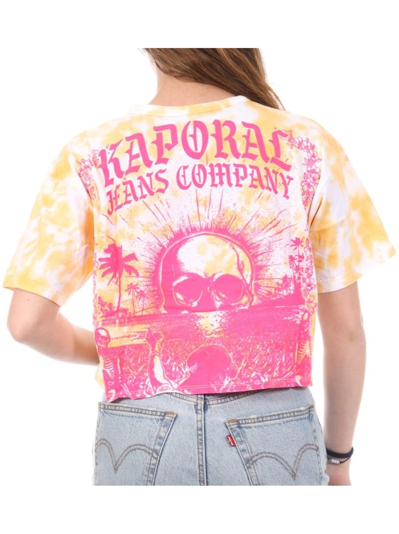 T-Shirt Femme Kaporal Jaune - Kiabi