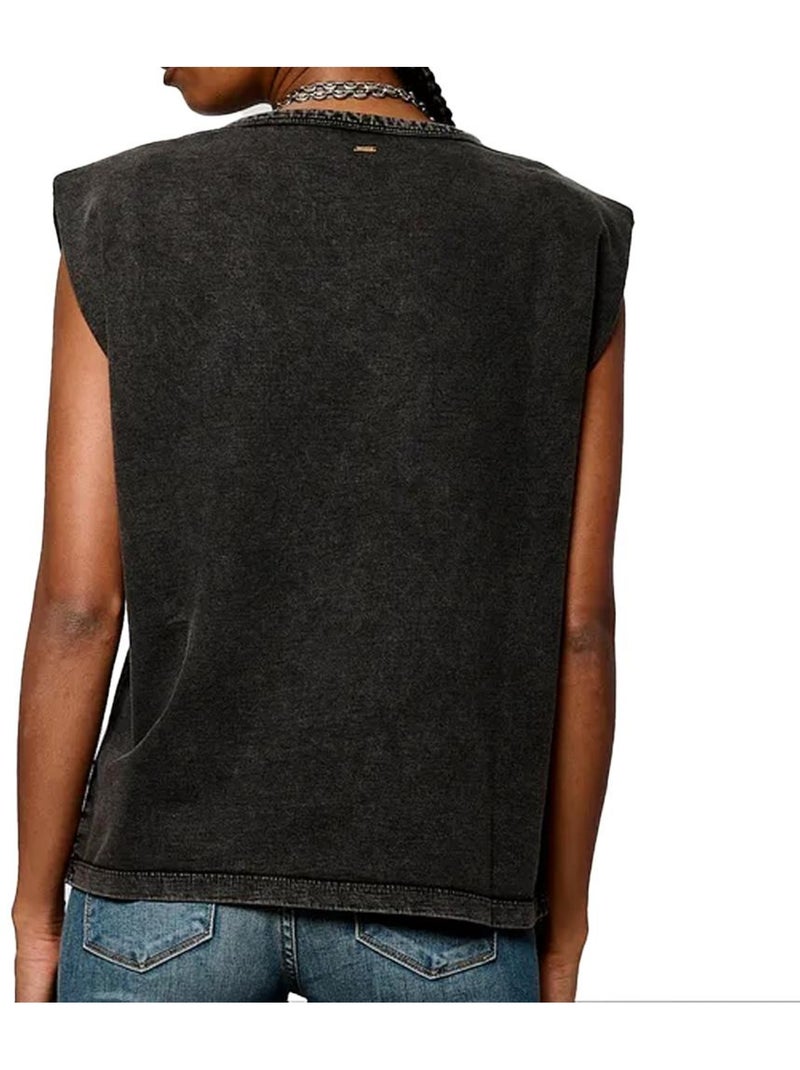 T-Shirt Femme Kaporal Noir - Kiabi
