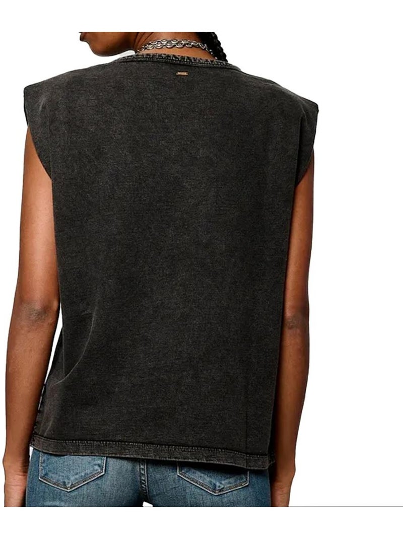 T-Shirt Femme Kaporal Noir - Kiabi