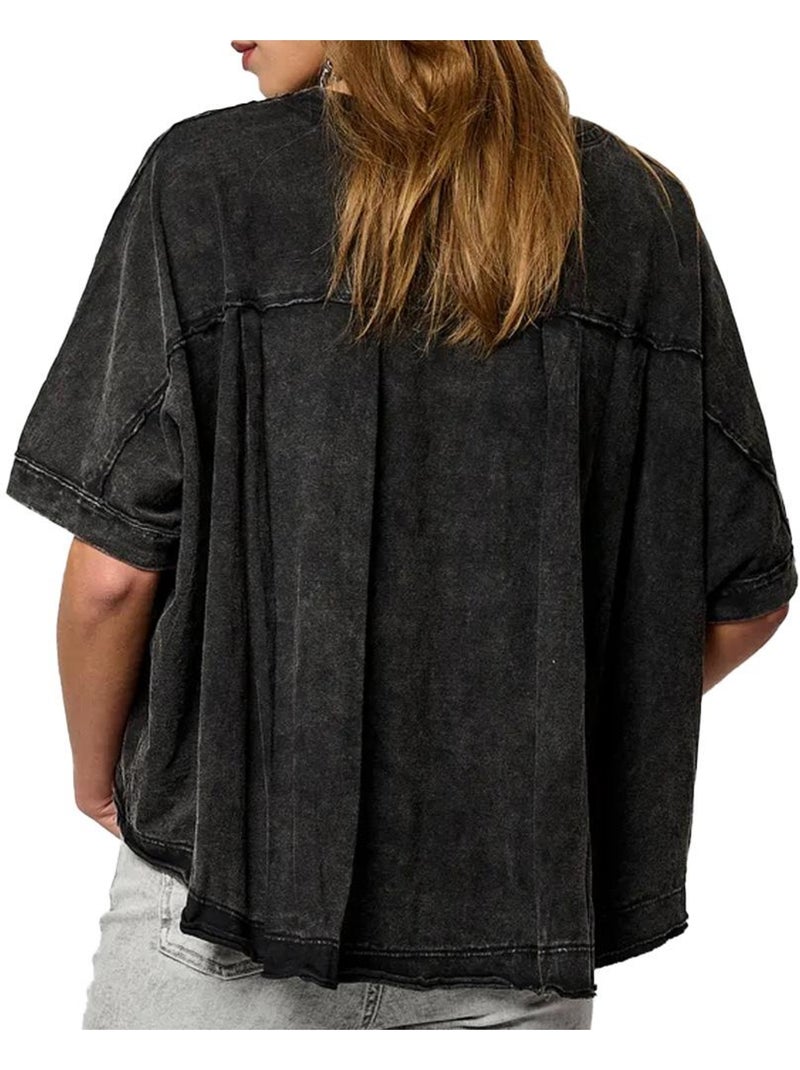 T-shirt Femme Kaporal Noir - Kiabi
