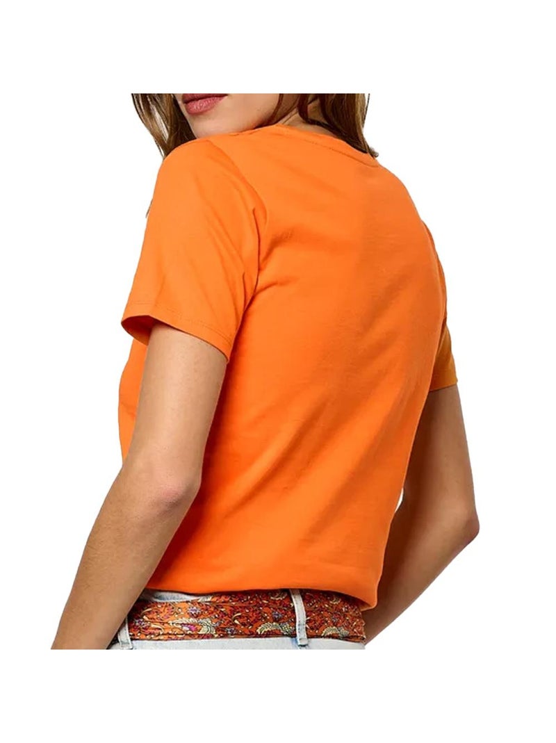 T-shirt Femme Kaporal Orange - Kiabi