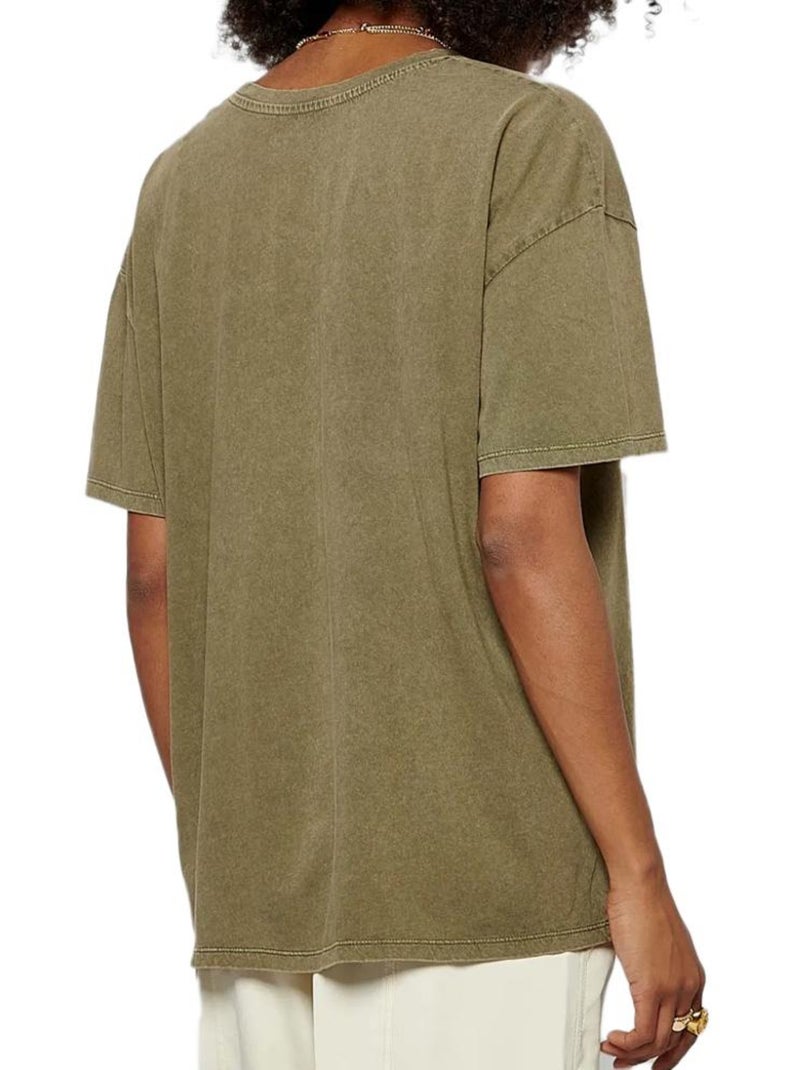 T-shirt Femme Kaporal Vert kaki clair - Kiabi