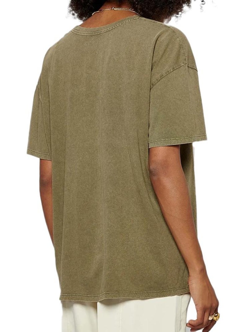 T-shirt Femme Kaporal Vert kaki clair - Kiabi