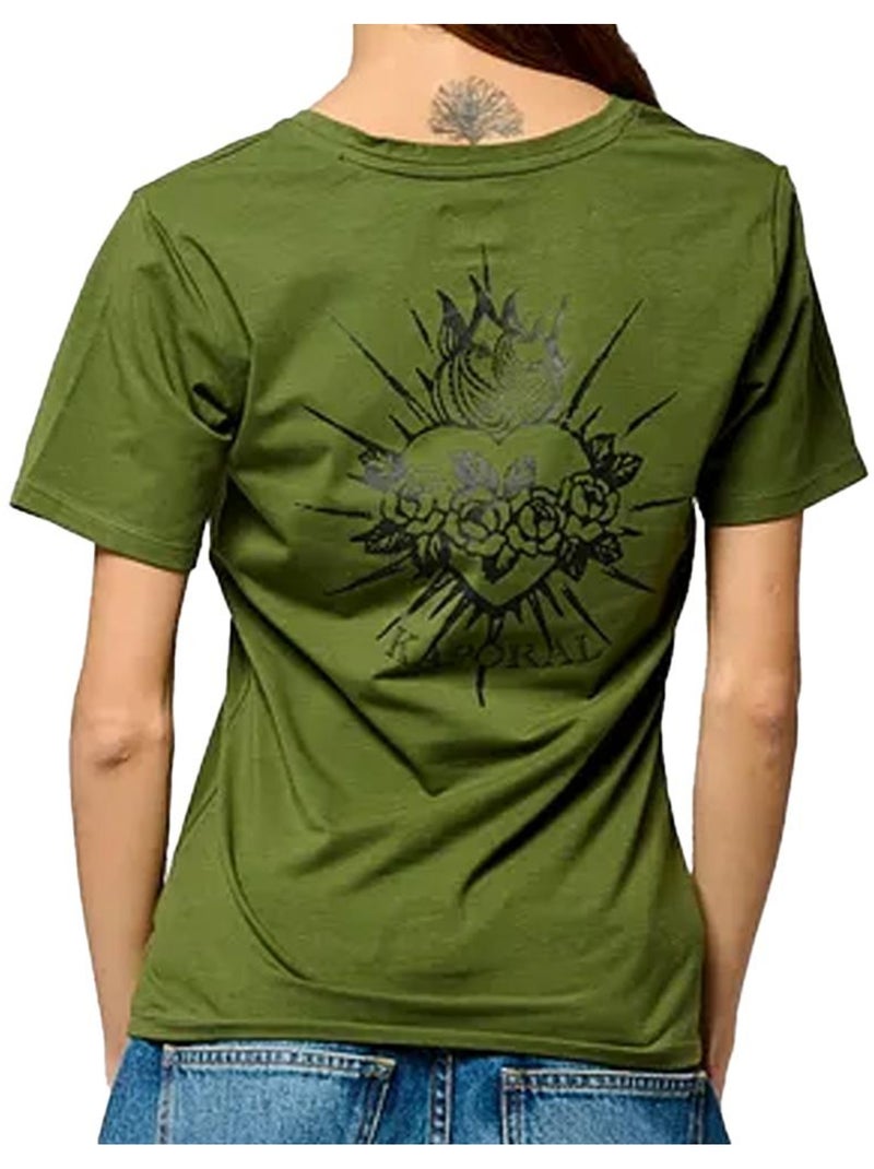 T-Shirt Femme Kaporal Vert kaki clair - Kiabi