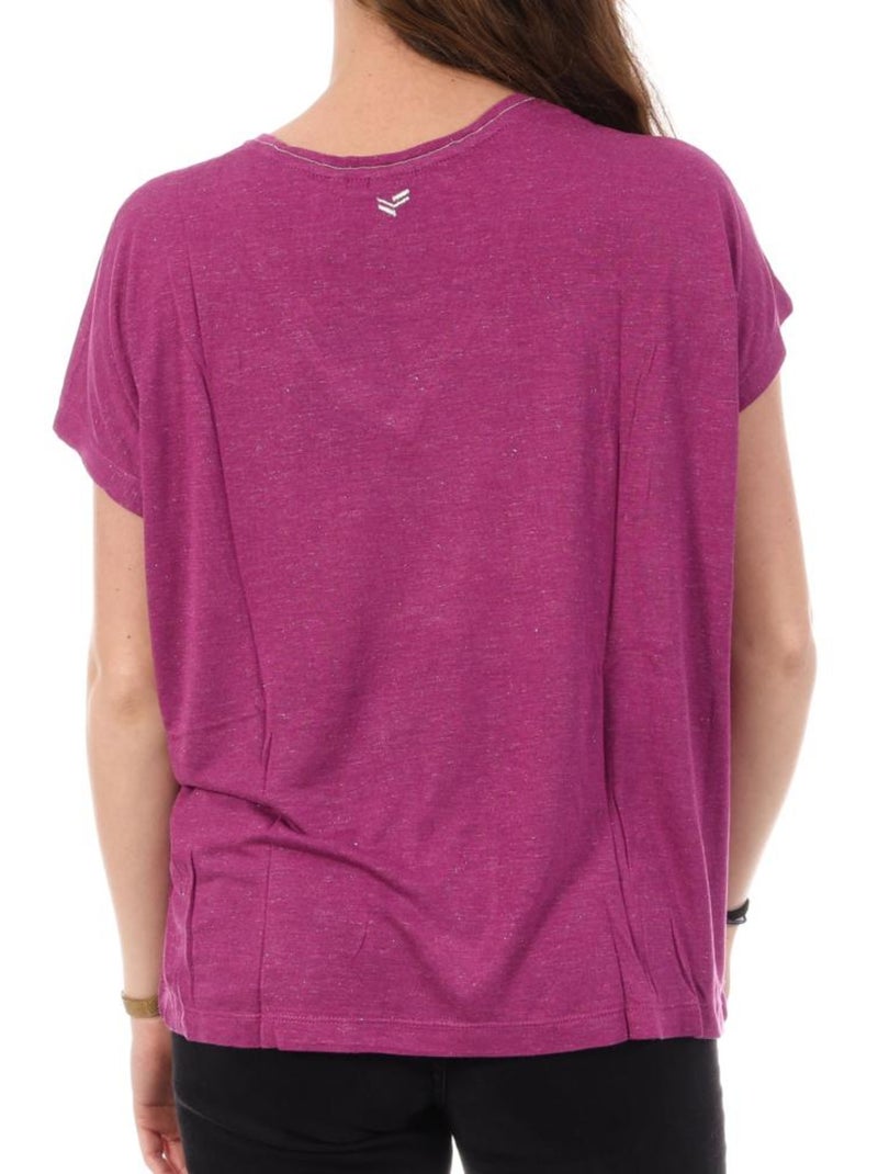 T-Shirt Femme Kaporal Violet - Kiabi