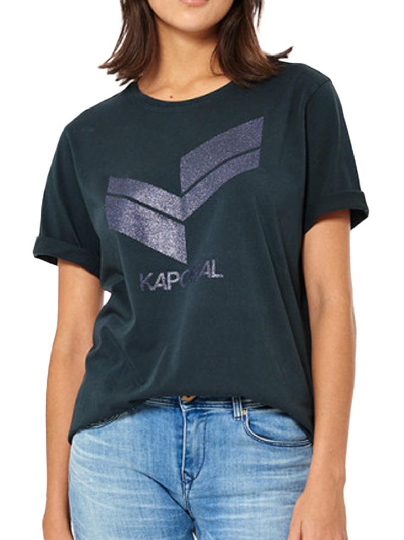 T-Shirt Femme Kaporal Violet - Kiabi