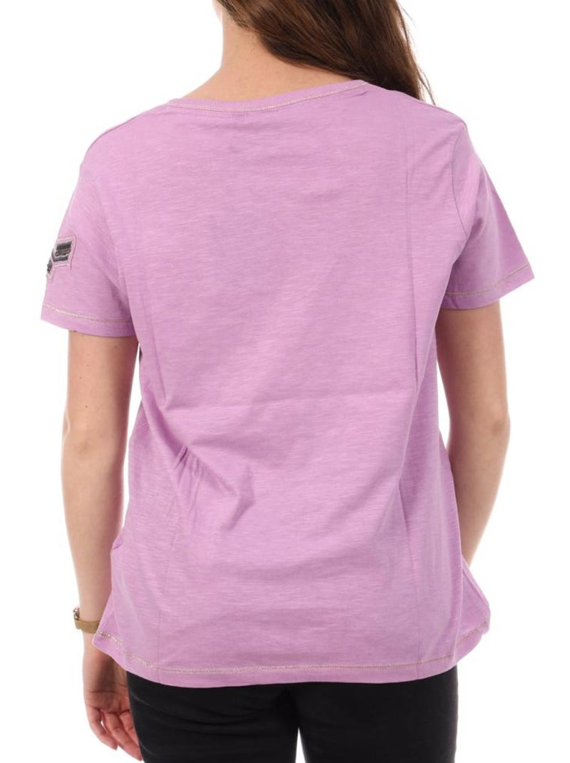 T-Shirt Femme Kaporal Violet - Kiabi