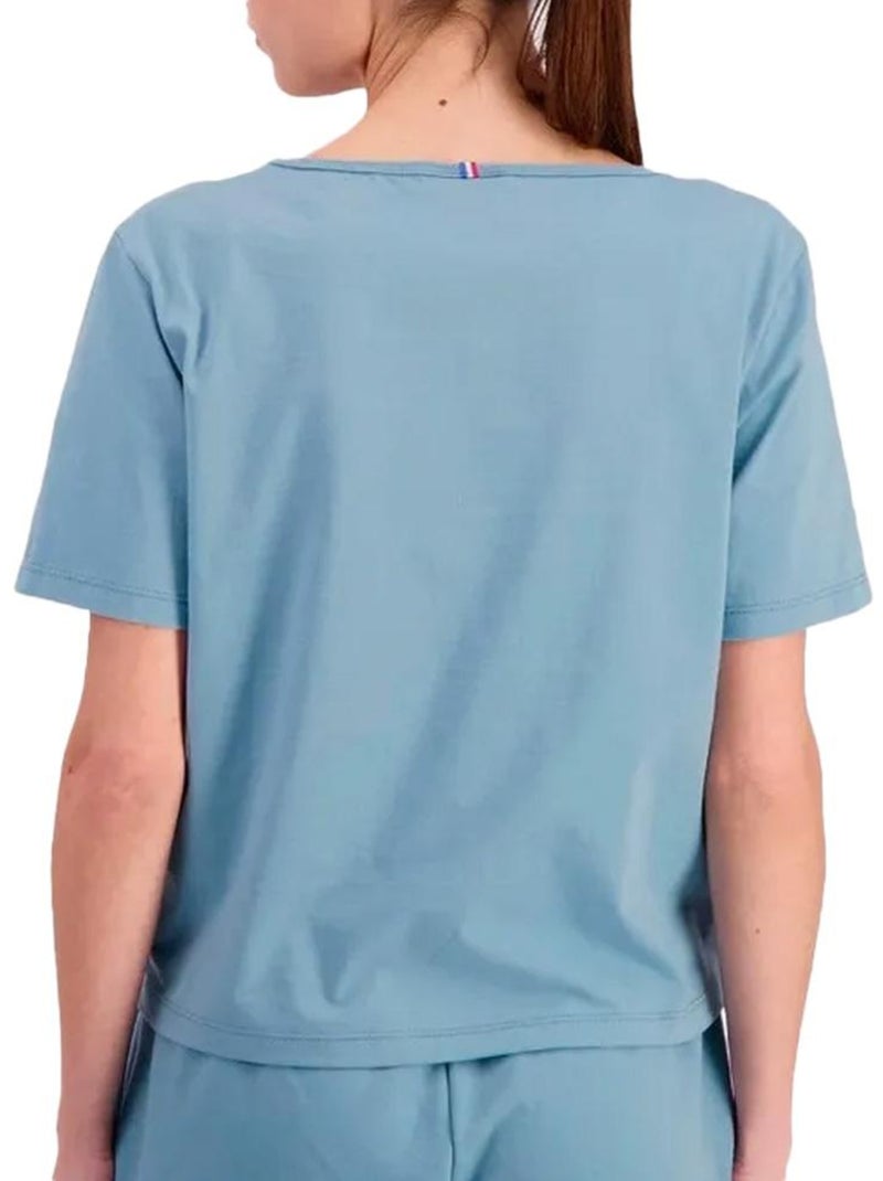 T-shirt Femme Le Coq Sportif Bleu - Kiabi
