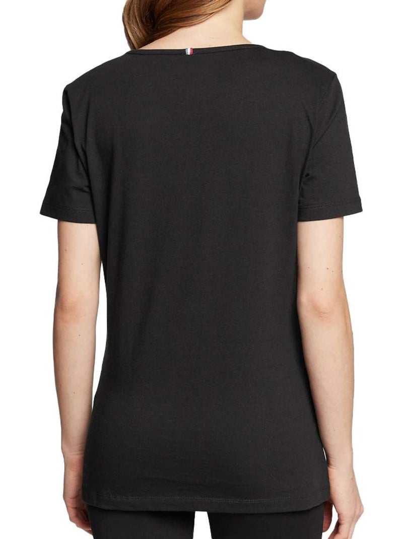 T-shirt Femme Le Coq Sportif Noir - Kiabi