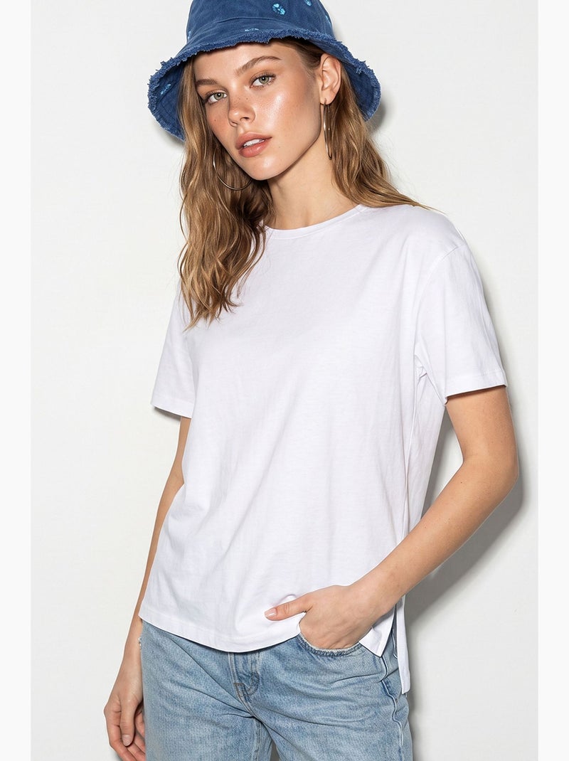 T-shirt femme lucci Blanc - Kiabi